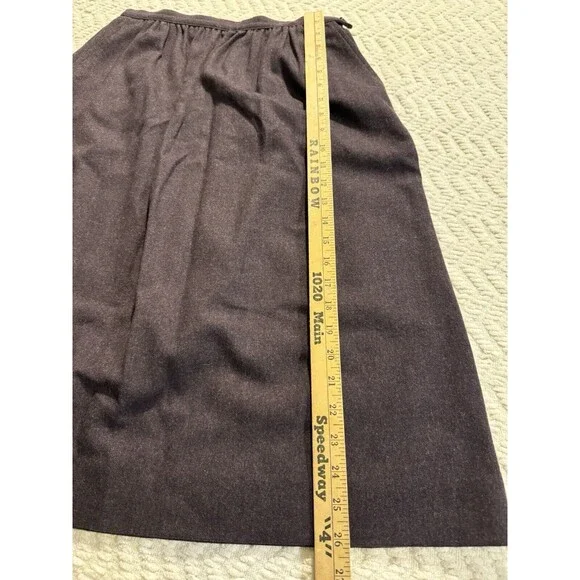 Vintage 100% Wool Pendleton Purple Skirt Suit - Picture 7 of 16